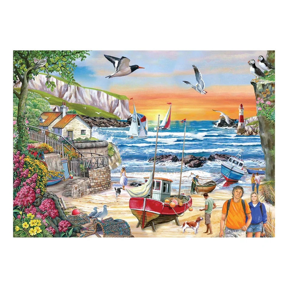House of Puzzles BIG 250 Piece Puzzle - Seaside Sunset