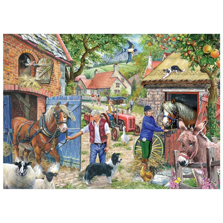 House of Puzzles BIG 500 Piece Puzzle - Appletree Lane