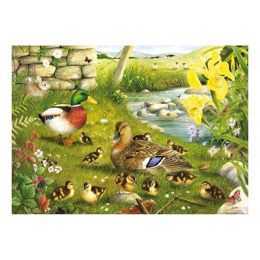 House of Puzzles BIG 500 Piece Puzzle - Ducks to Water