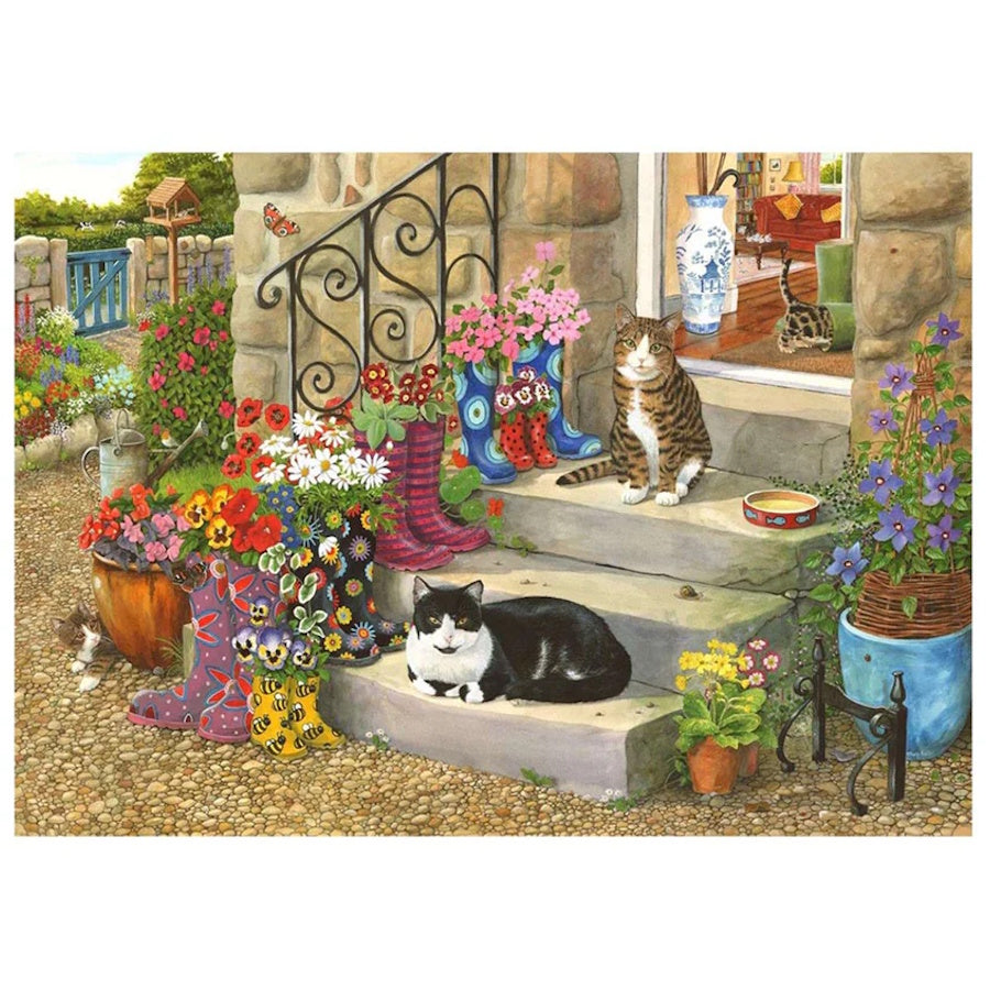 House of Puzzles BIG 500 Piece Puzzle - Puss 'N' Boots