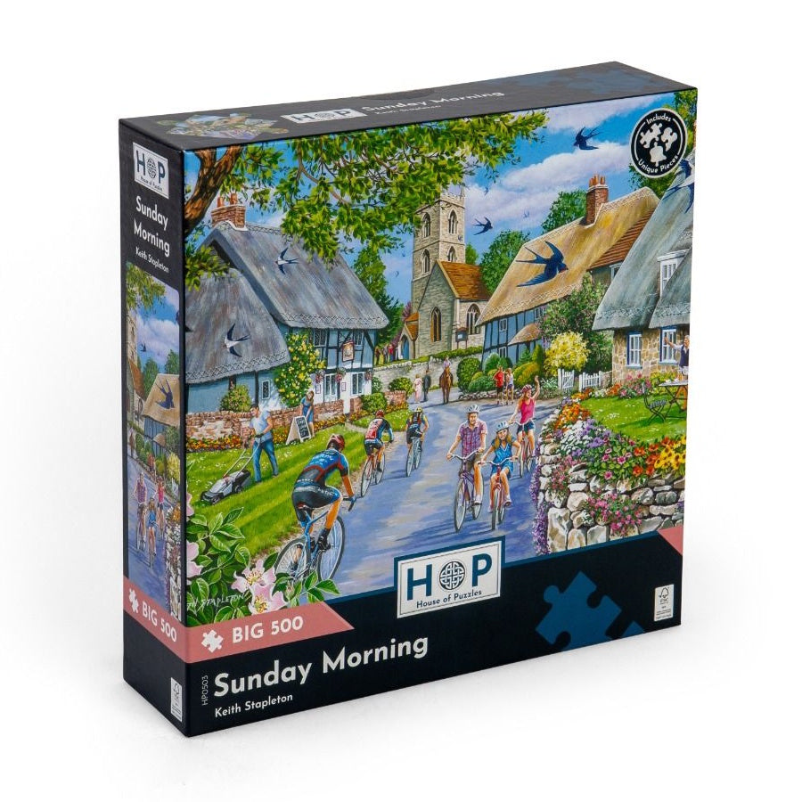 House of Puzzles BIG 500 Piece Puzzle - Sunday Morning