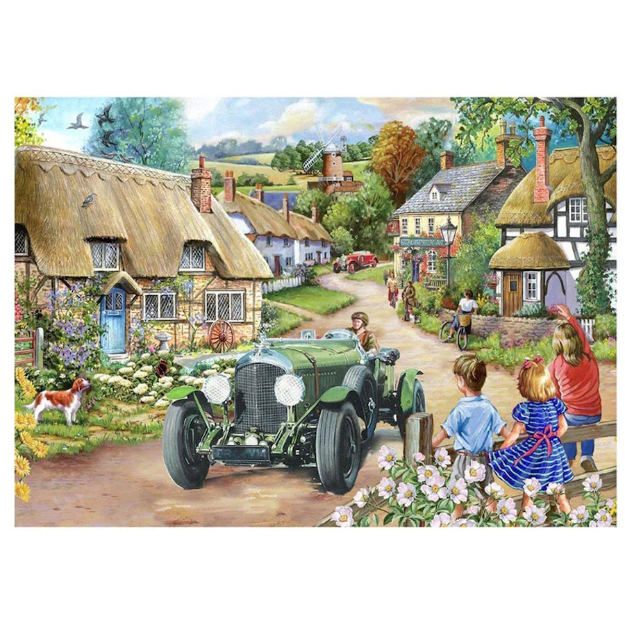 House of Puzzles BIG 500 Piece Puzzle - Vintage Run