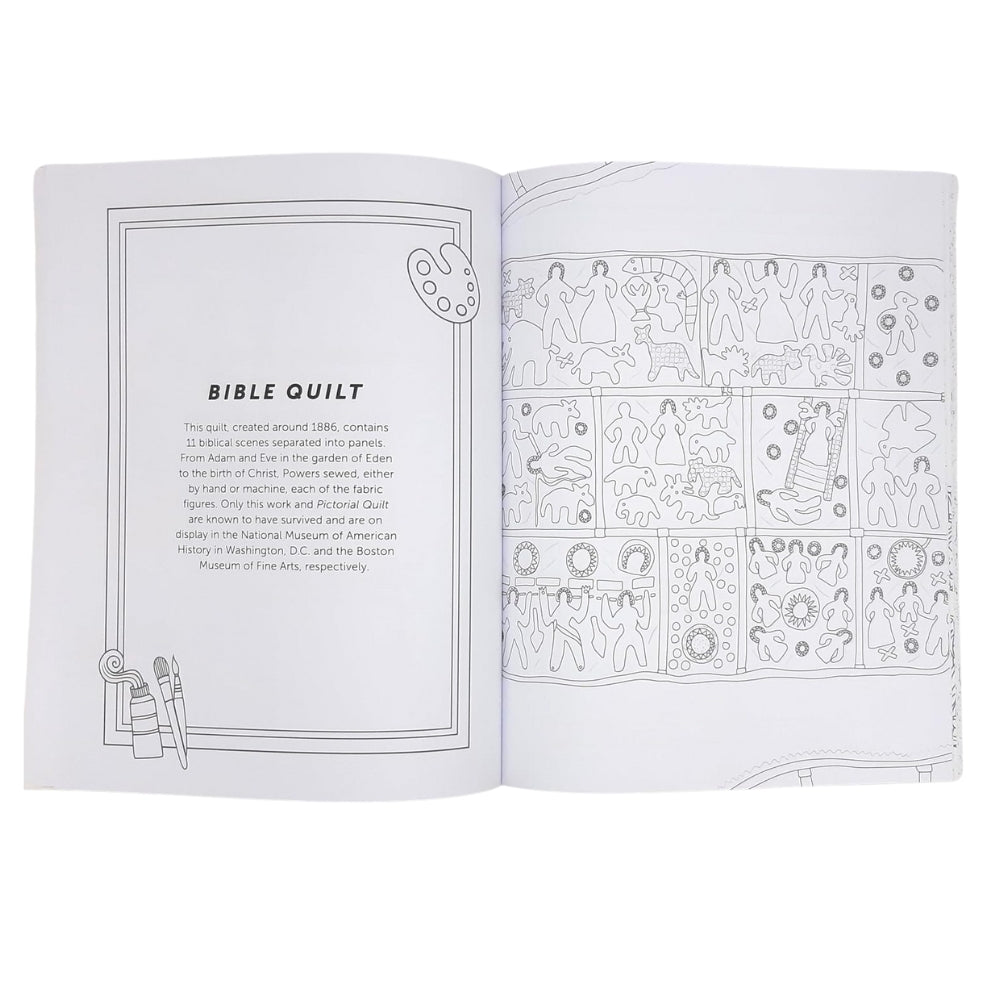 Iconic Artists and their Masterpieces Colouring Book