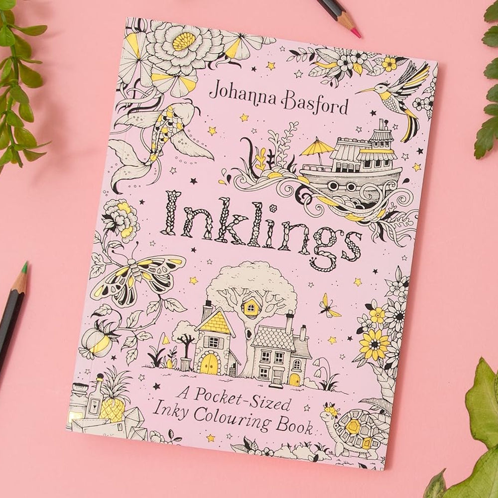 Inklings - A Pocket-Sized Inky Colouring Book