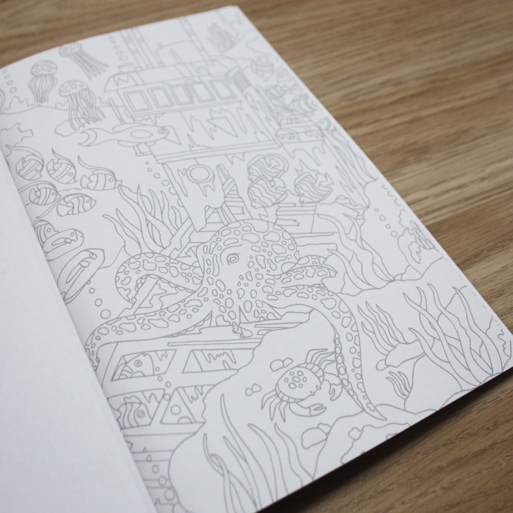 The Little Book of Colouring: Into the Deep