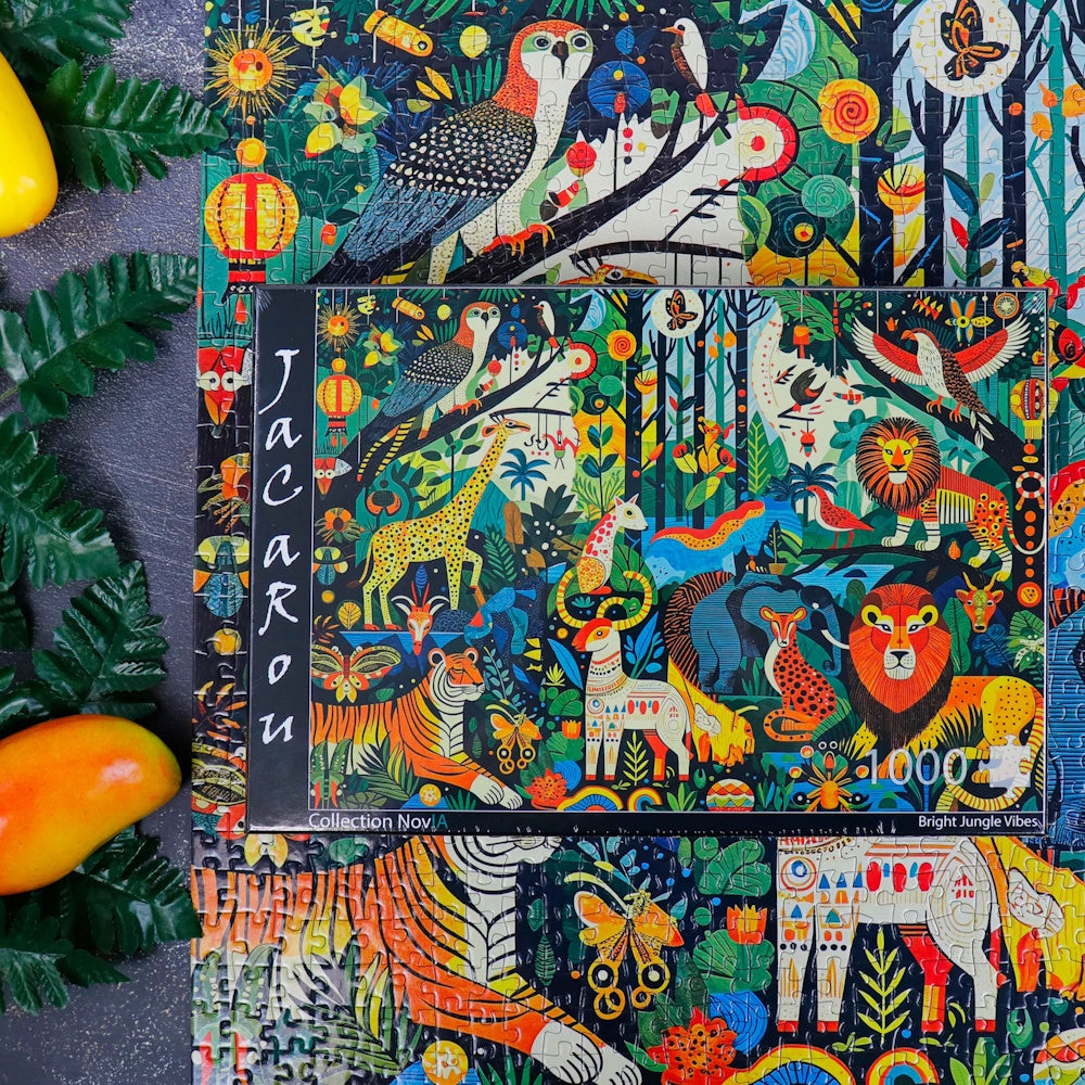 JaCaRou 1000 Piece Puzzle - Bright Jungle Vibes