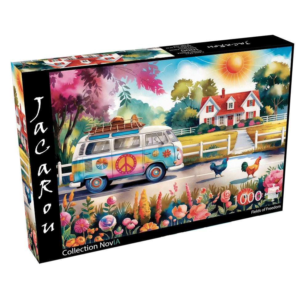 JaCaRou 1000 Piece Puzzle - Fields of Freedom
