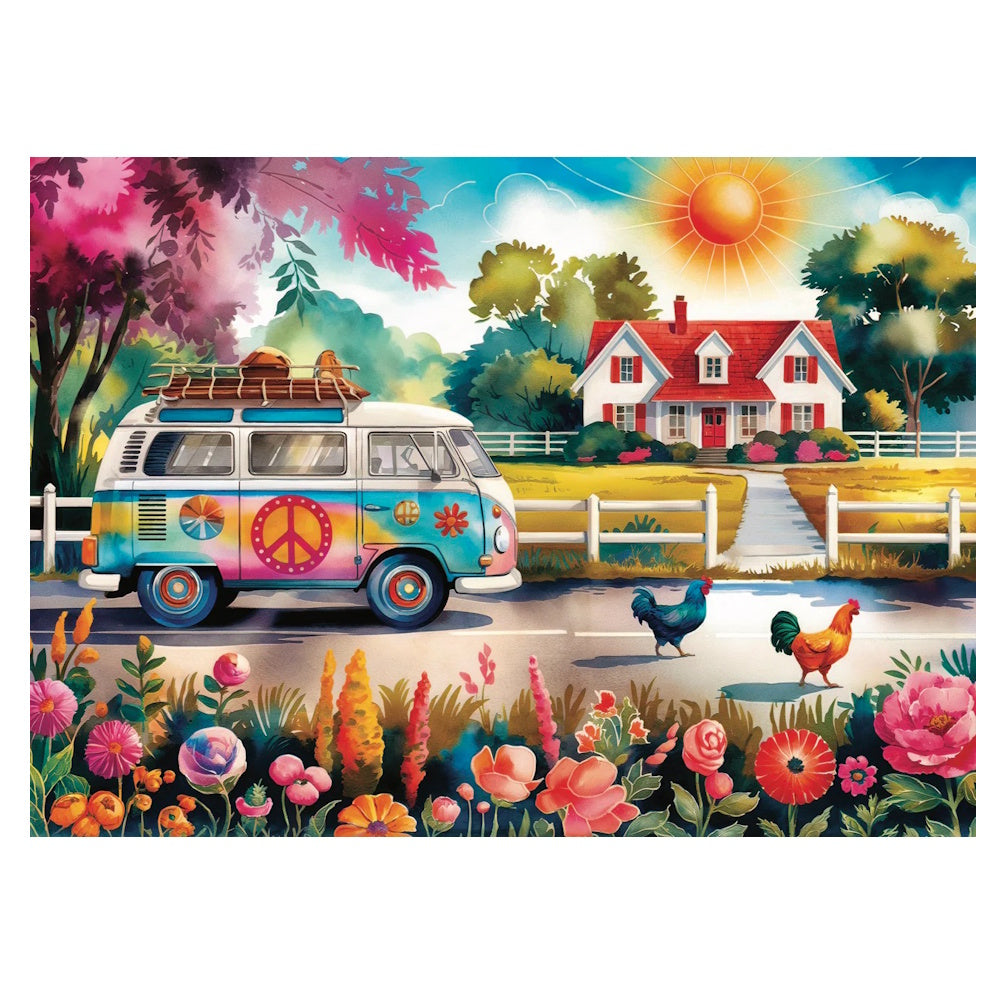 JaCaRou 1000 Piece Puzzle - Fields of Freedom