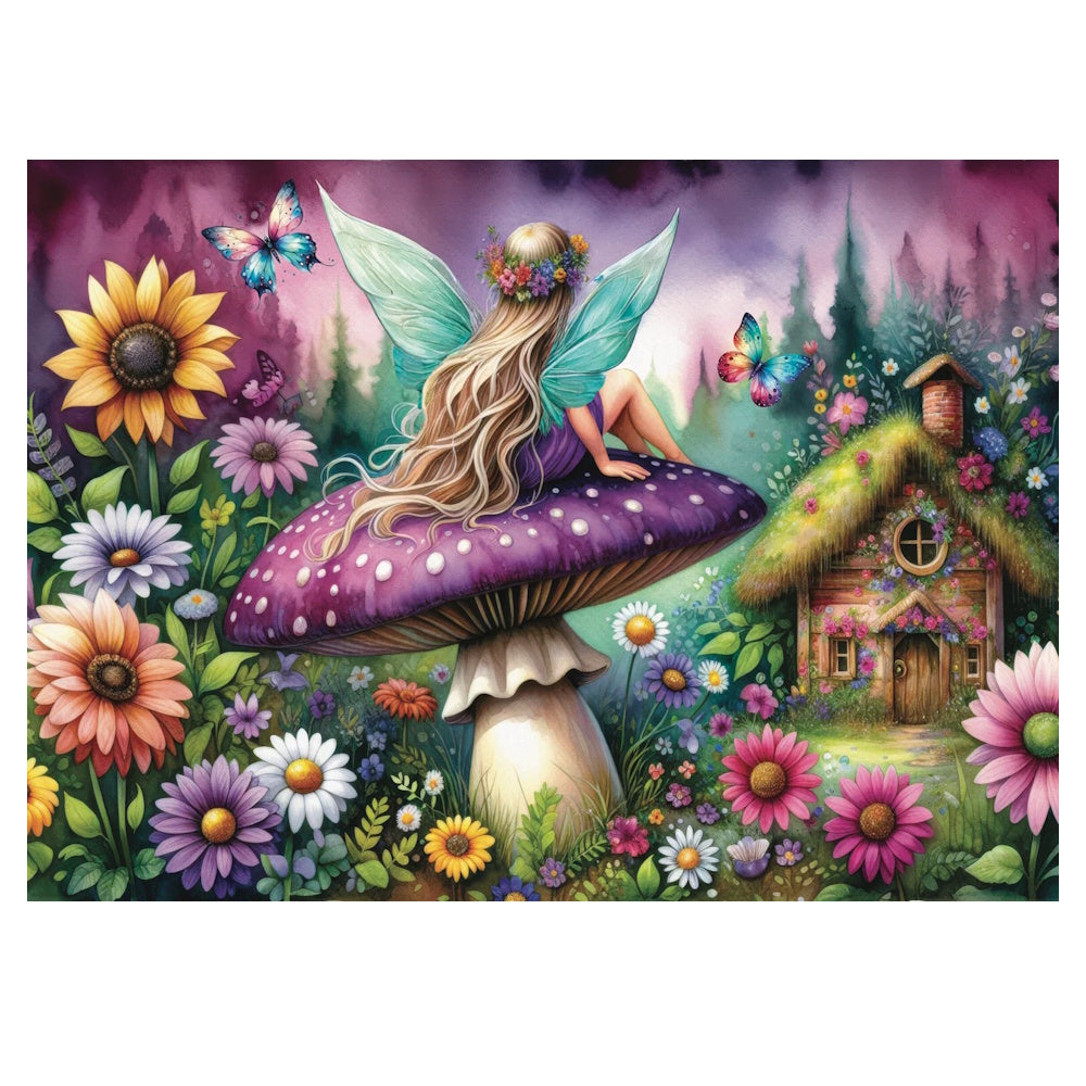 JaCaRou 1000 Piece Puzzle - Mushroom Rest