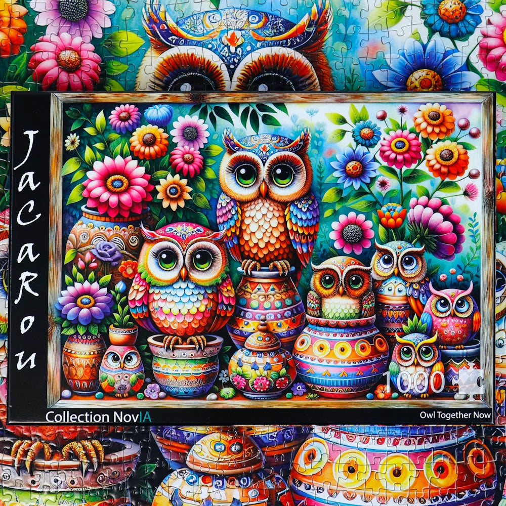 JaCaRou 1000 Piece Puzzle - Owl Together