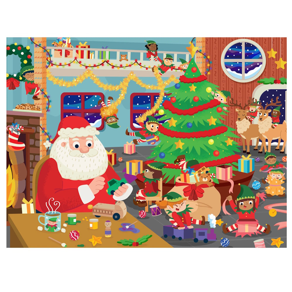 Jr Jigsaw 45 Piece Jigsaw Puzzle - Elf Mischief