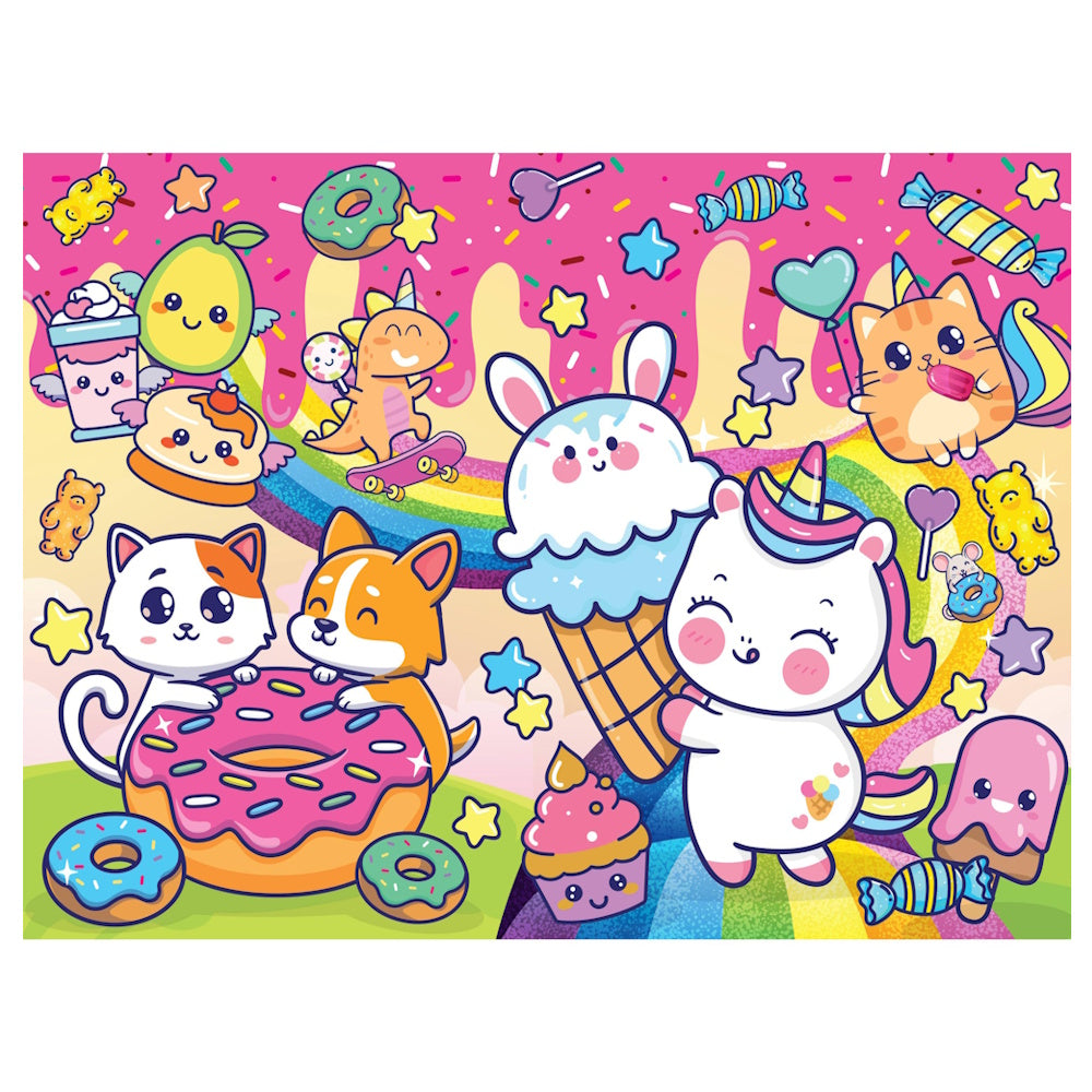 Jr Jigsaw 45 Piece Jigsaw Puzzle - Sweet Kawaii