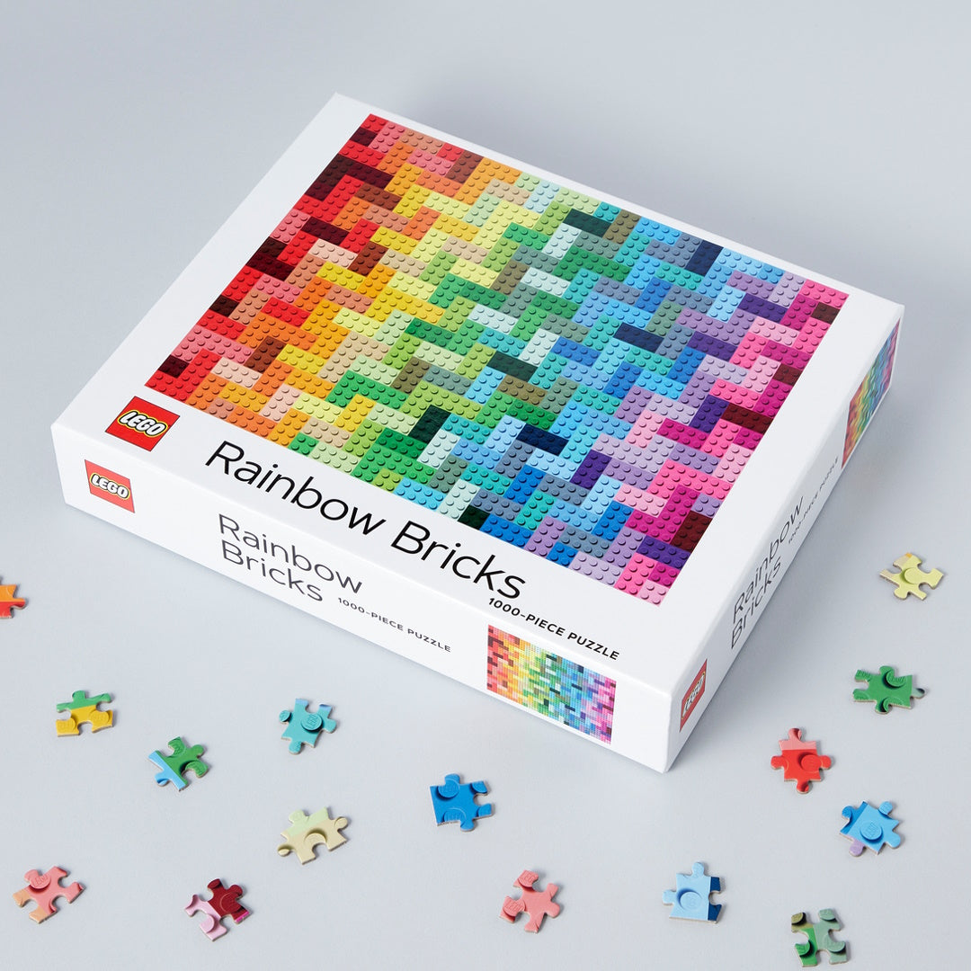 LEGO Rainbow Bricks 1000 Piece Puzzle