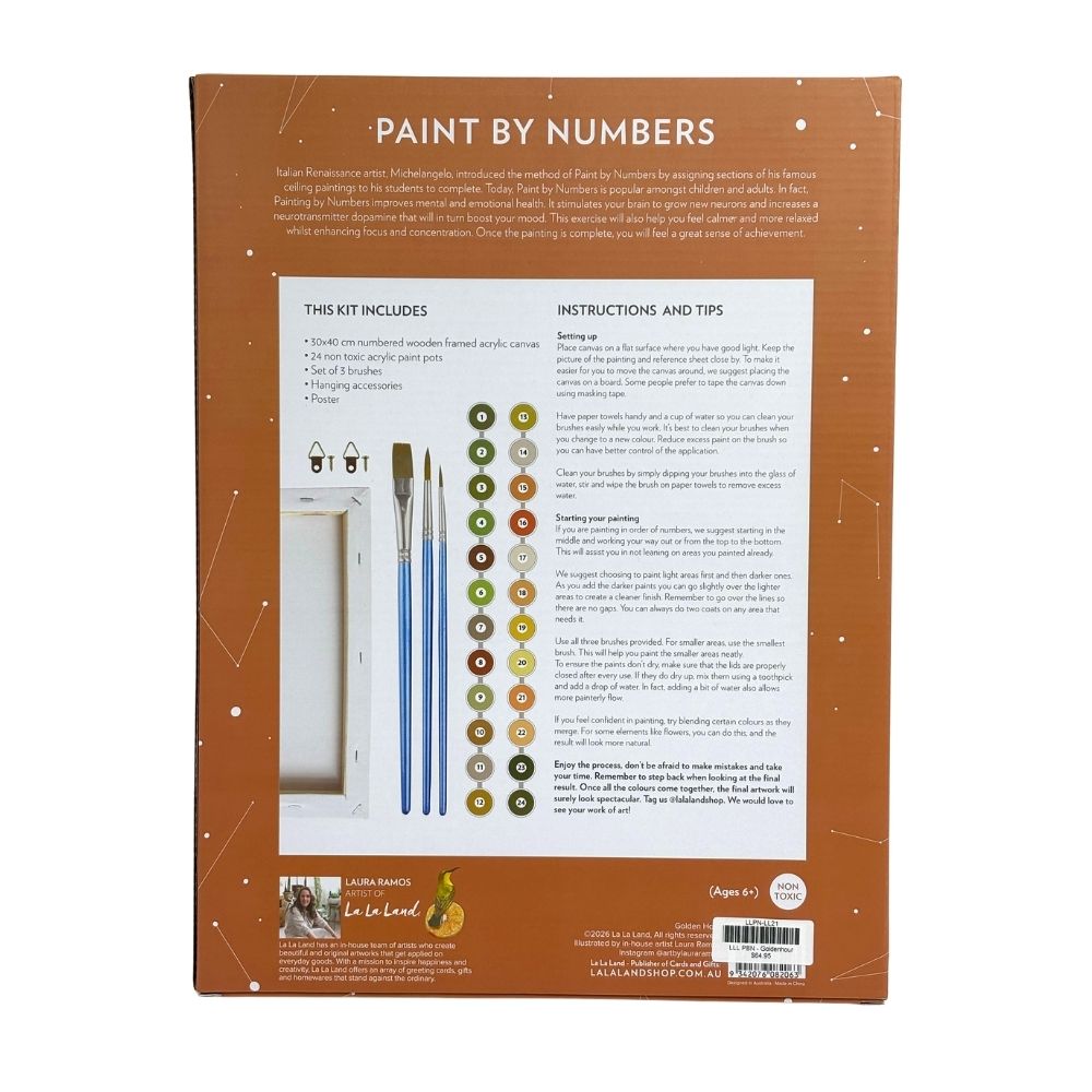La La Land Golden Hour Paint By Numbers Kit