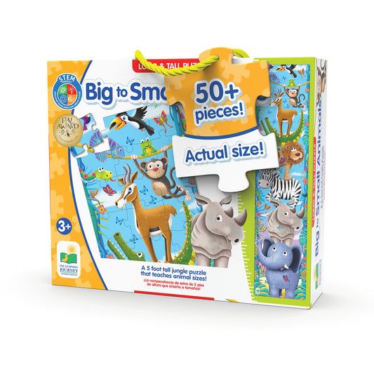 Long & Tall 51pc Puzzle - Big to Small Animals (Damaged Box)