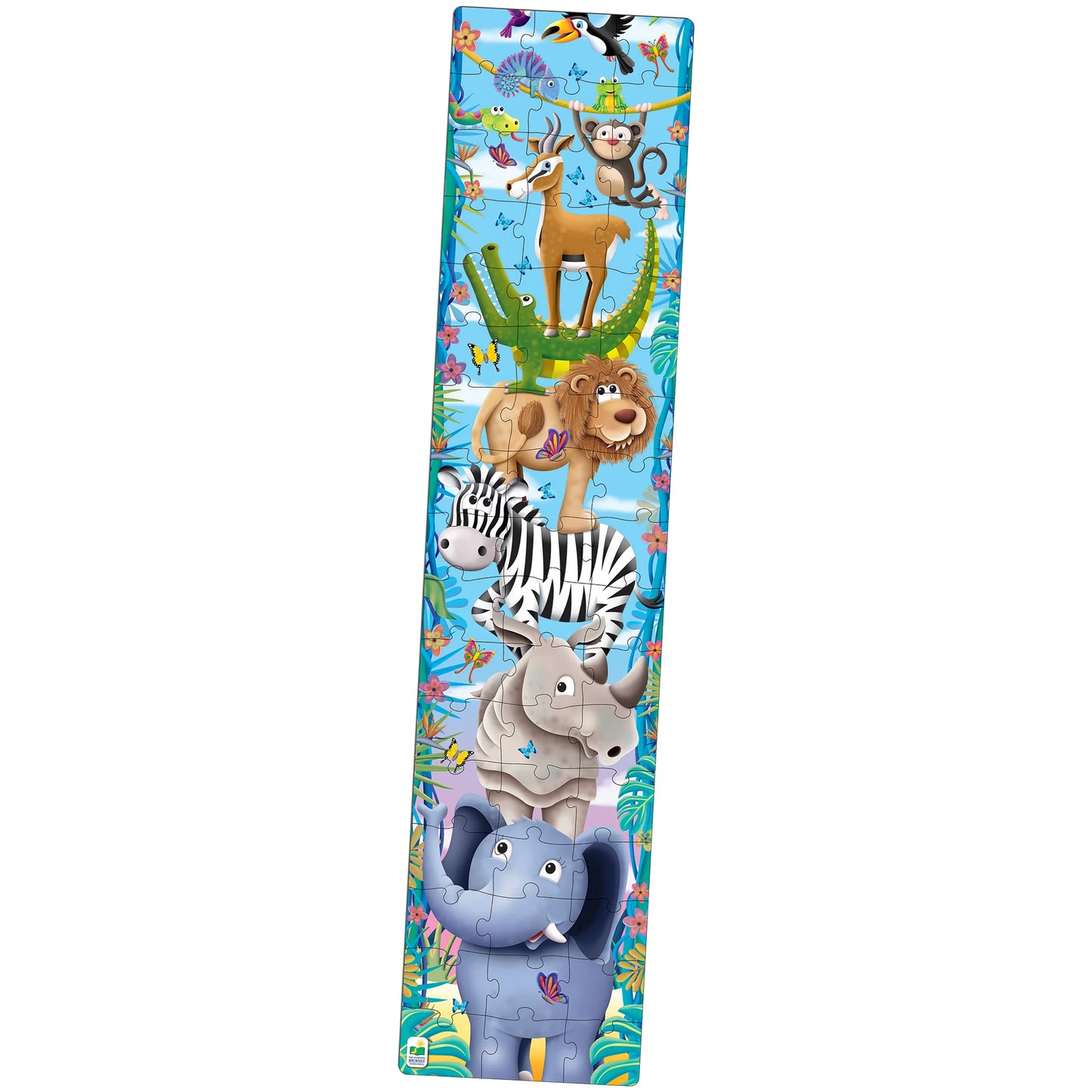 Long & Tall 51pc Puzzle - Big to Small Animals (Damaged Box)