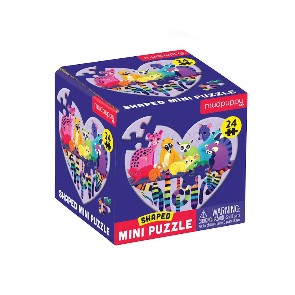 Love in the Wild 24 Piece Shaped Mini Puzzle