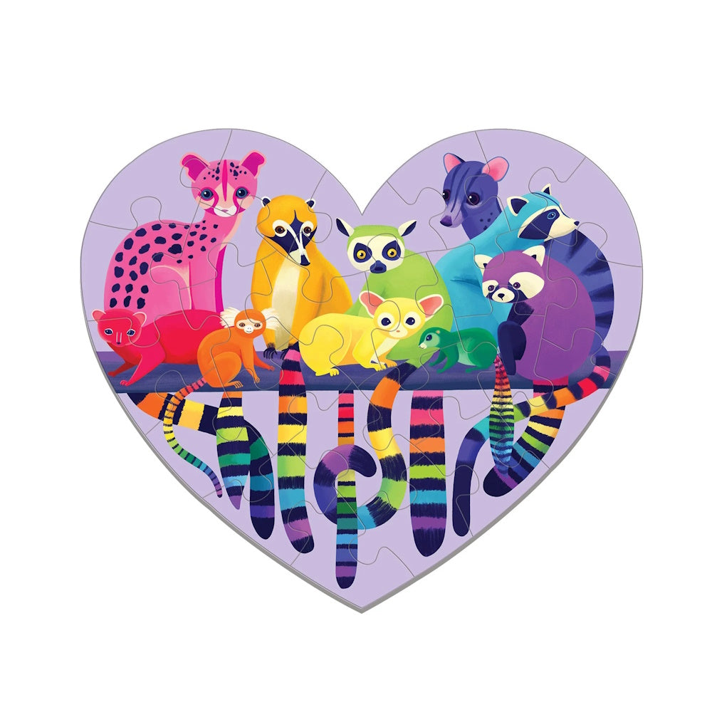 Love in the Wild 24 Piece Shaped Mini Puzzle