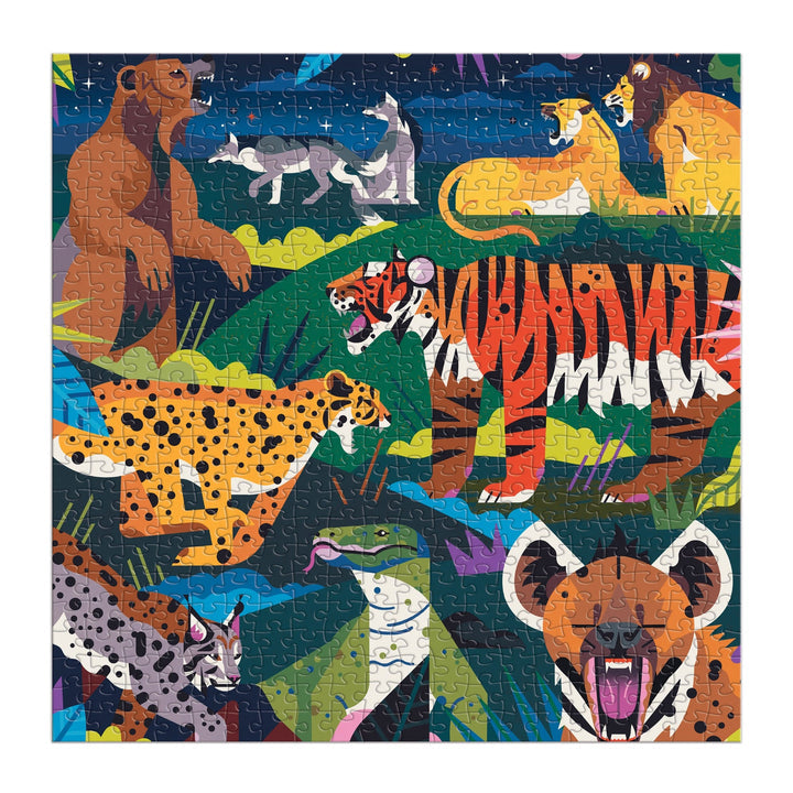 Predators Illuminated 500 Piece Glow in the Dark Family Puzzle