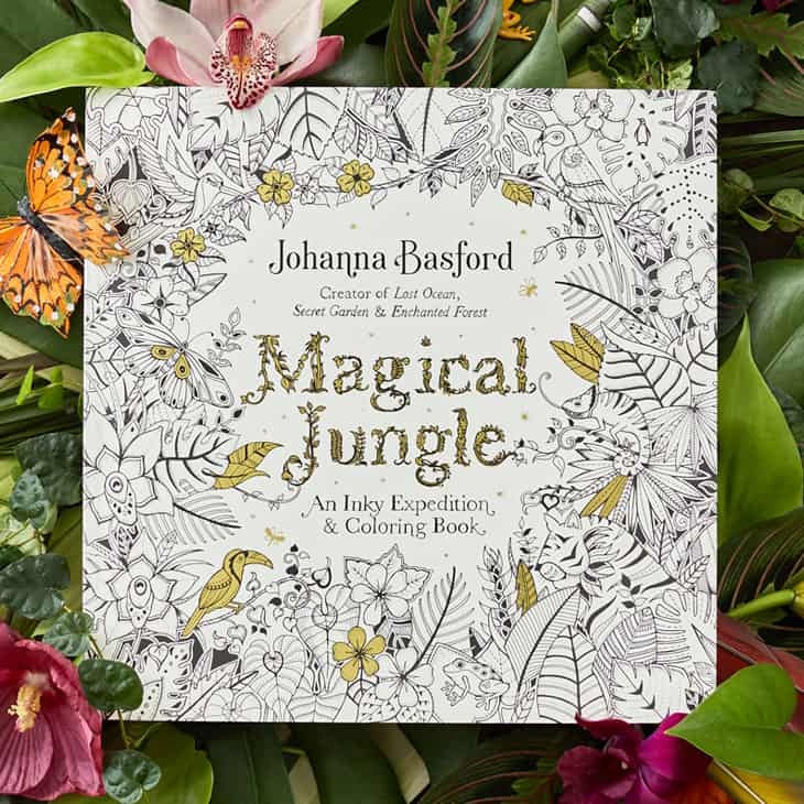 Magical Jungle: An Inky Expedition & Colouring Book