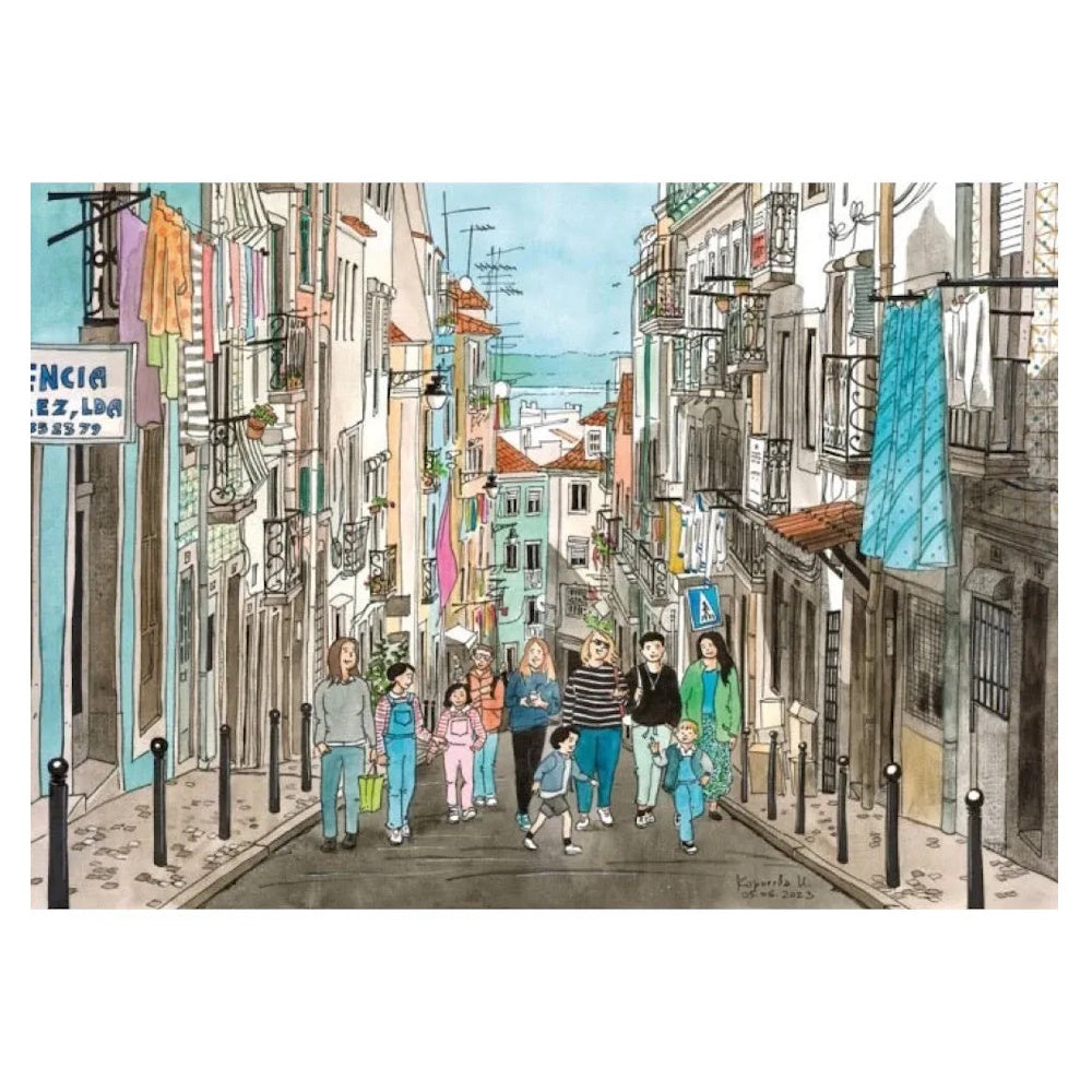 Magnolia 1000 Piece Puzzle - Walk in Lisbon