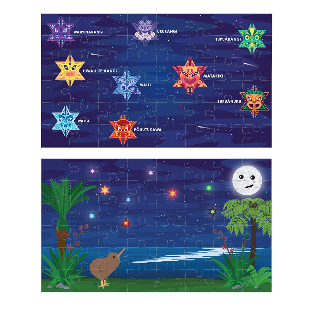 Matariki Double-Sided 48 Piece Jigsaw Puzzle