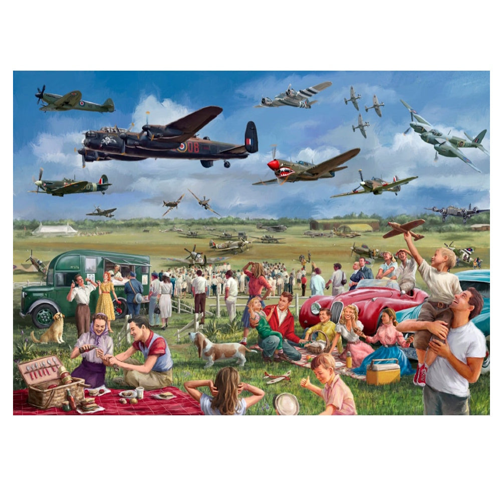Mindbogglers Artisan 1000 Piece Puzzle - Day at the Vintage Air Show