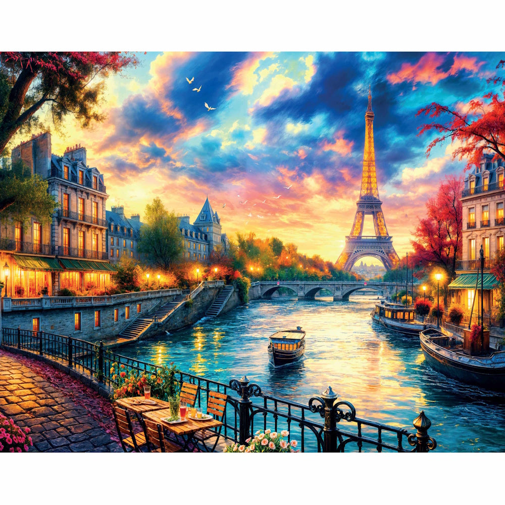 Mindbogglers Artisan 1000 Piece Puzzle - Eiffel on the Seine