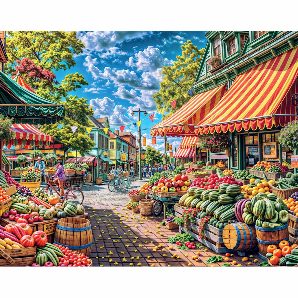 Mindbogglers Artisan 1000 Piece Puzzle - Farmer's Market
