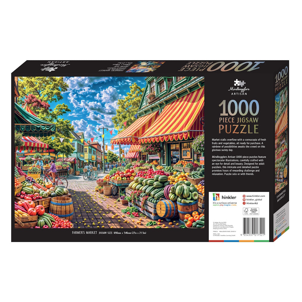 Mindbogglers Artisan 1000 Piece Puzzle - Farmer's Market