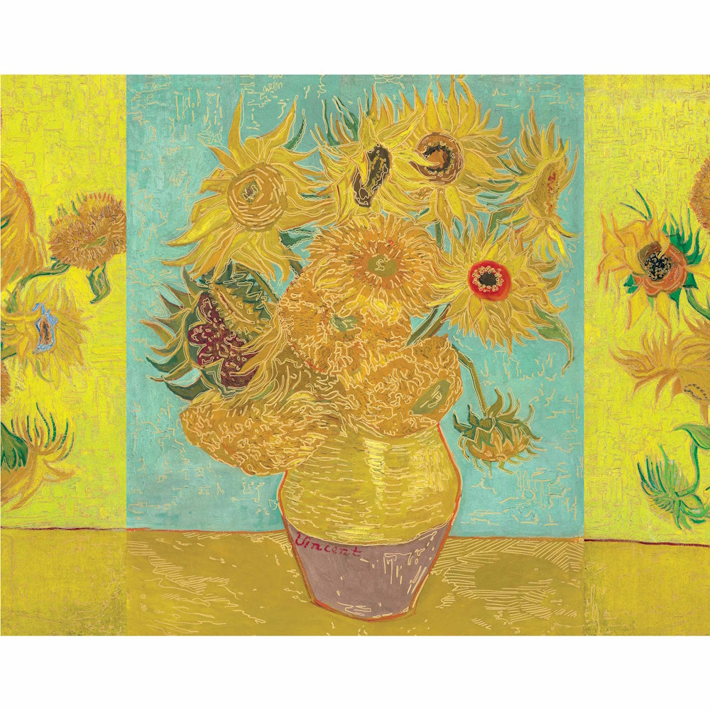 Mindbogglers Gold 1000 Piece Puzzle - Van Gogh Sunflowers