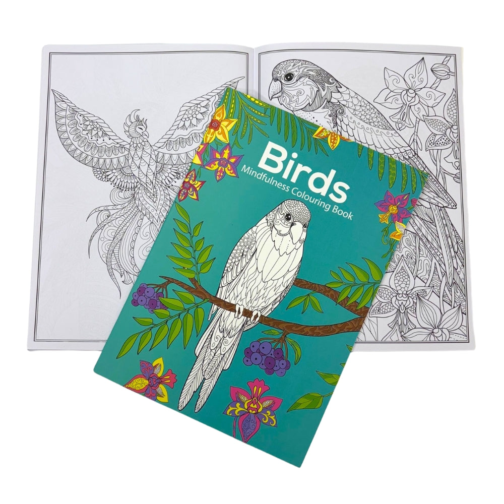 Mindfulness Colouring Book - Birds or Butterflies