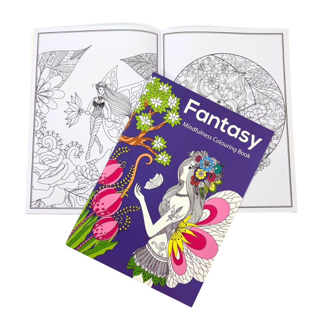 Mindfulness Colouring Book - Fantasy
