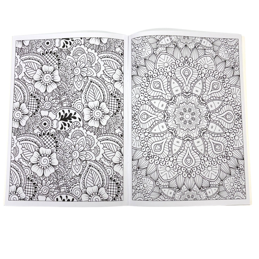 Mindfulness Colouring Book - Zen Doodle