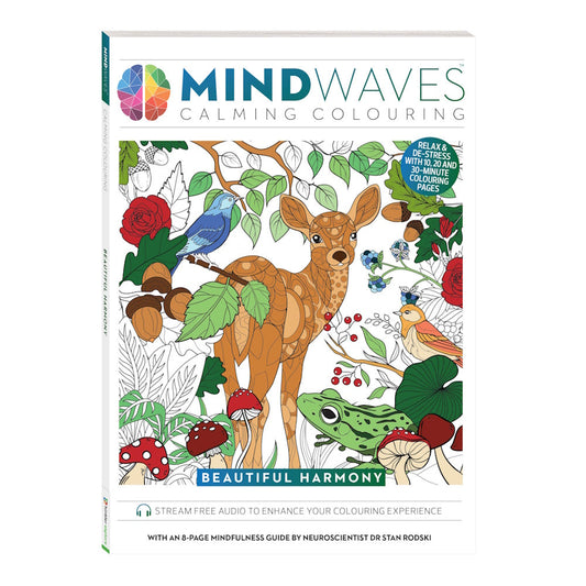 Mindwaves Calming Colouring Book - Beautiful Harmony