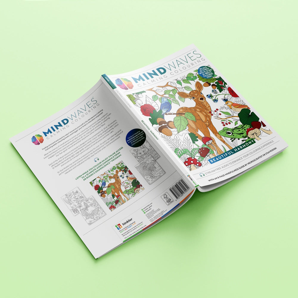 Mindwaves Calming Colouring Book - Beautiful Harmony