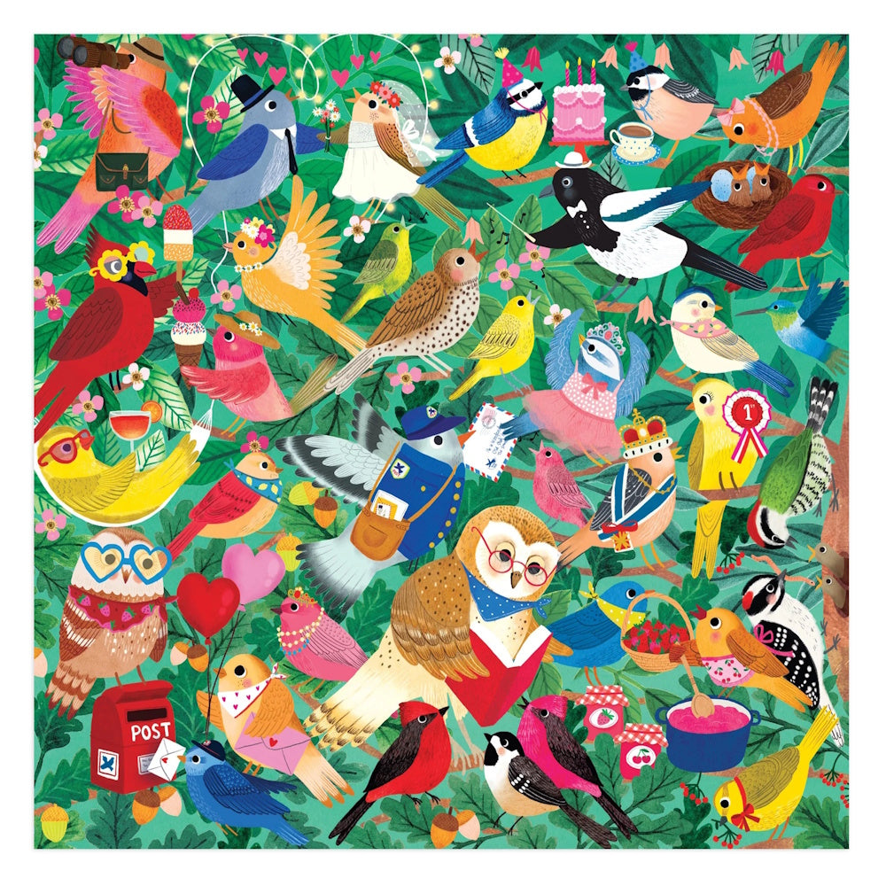 Mudpuppy 500 Piece Family Puzzle - Birding Around