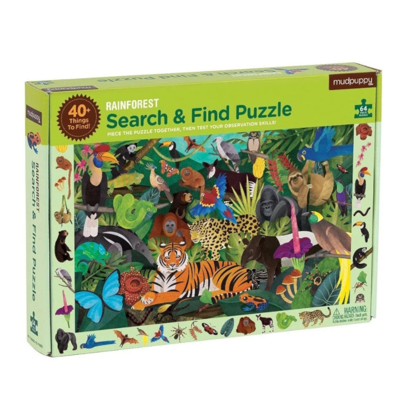 Rainforest Search and Find 64 Piece Puzzle