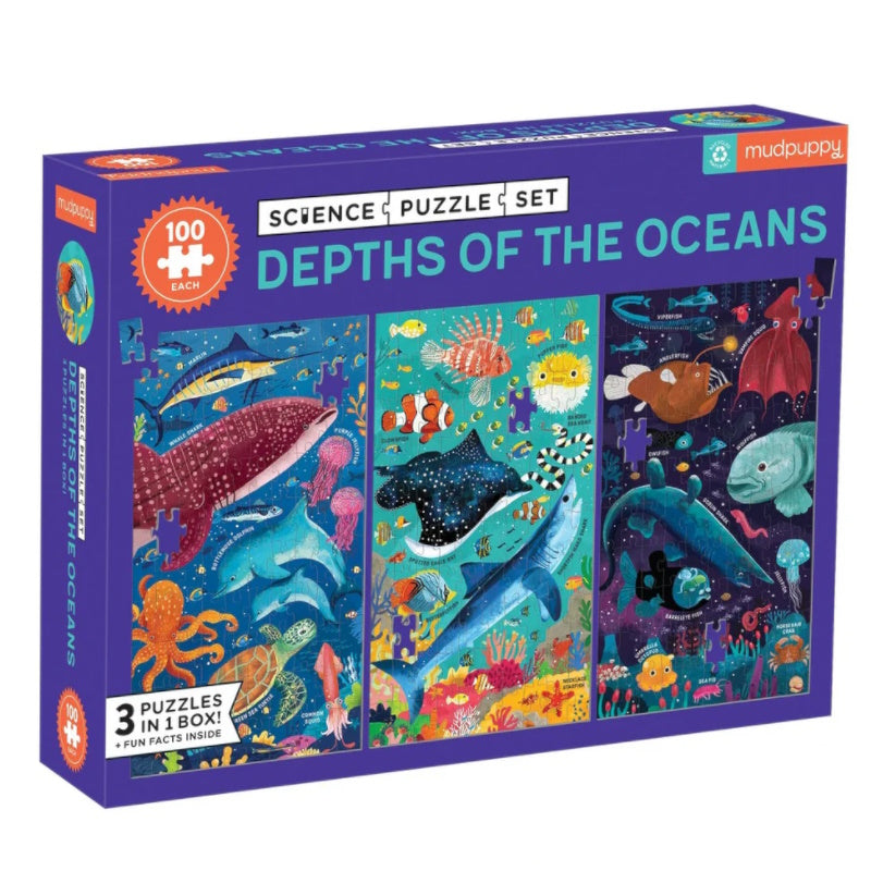 Depths of the Oceans Science Puzzle Set