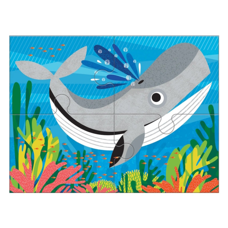 4-in-a-Box Puzzle Sets - Ocean Friends