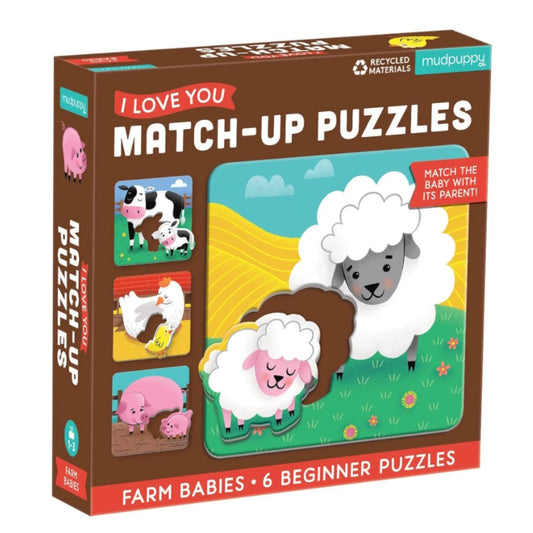 Farm Babies Matching Puzzle