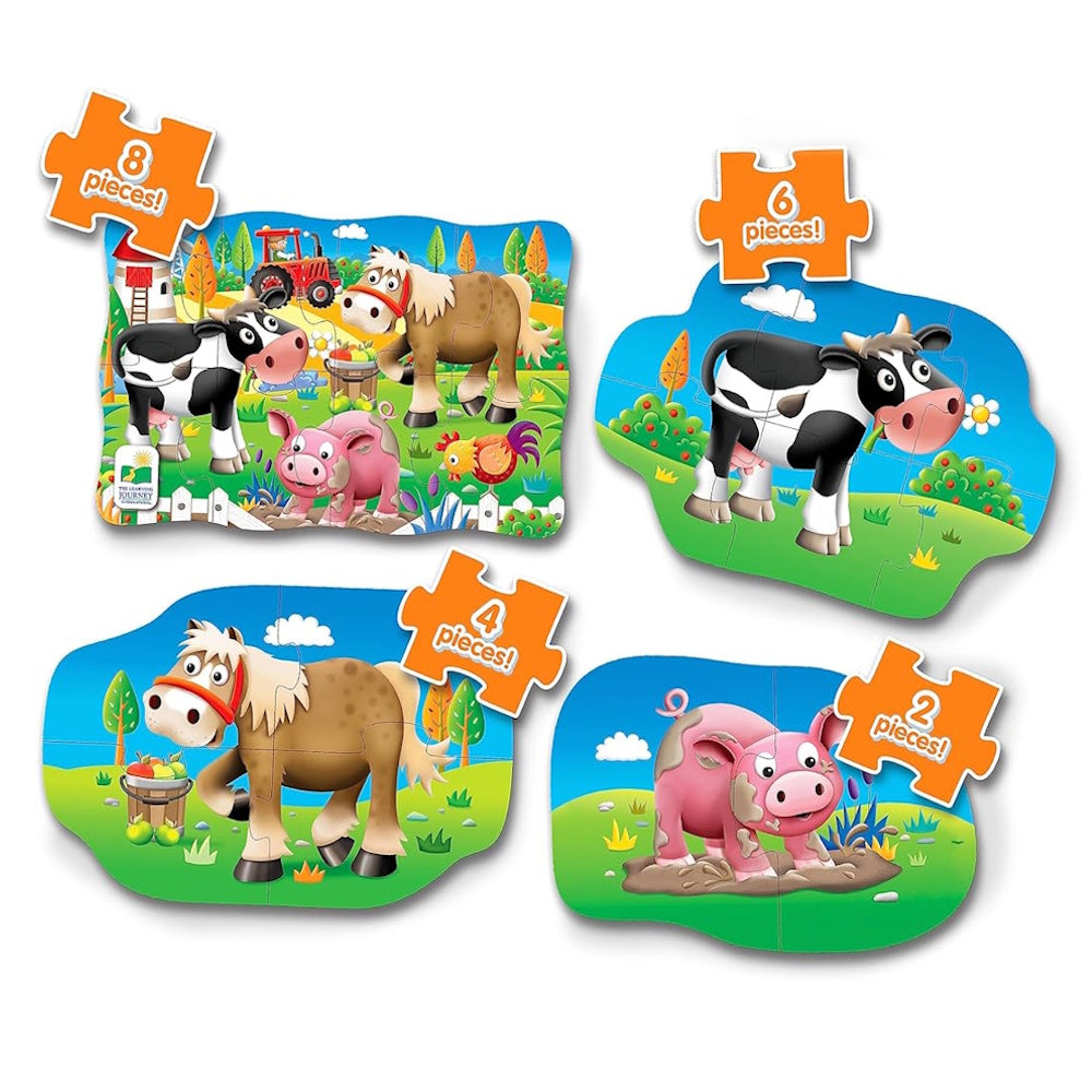 The Learning Journey My First Puzzles 4-in-a-Box Farm