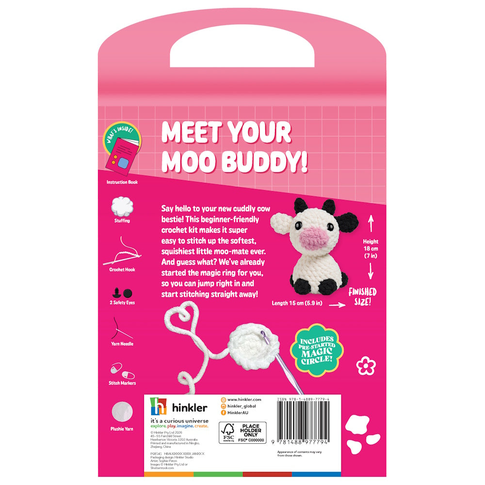 OMC! Crochet Plushie Kit - Colin Cow