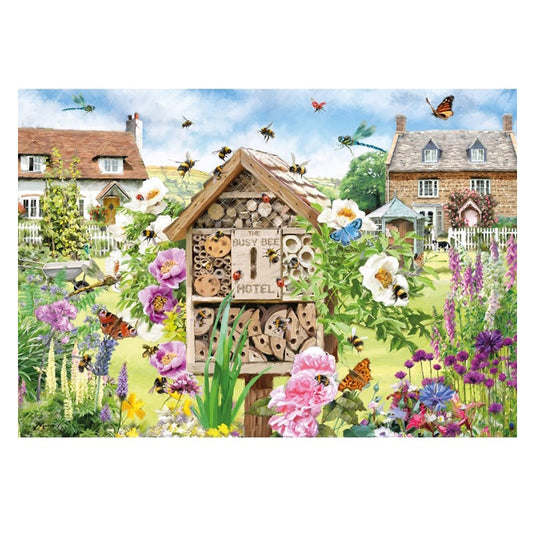 Otter House 500 Piece Puzzle - Busy Bee Hotel