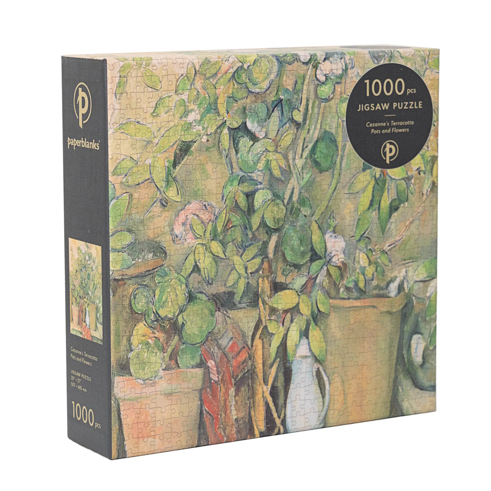 Paperblanks 1000 Piece Puzzle - Cezanne's Terracotta Pots and Flowers