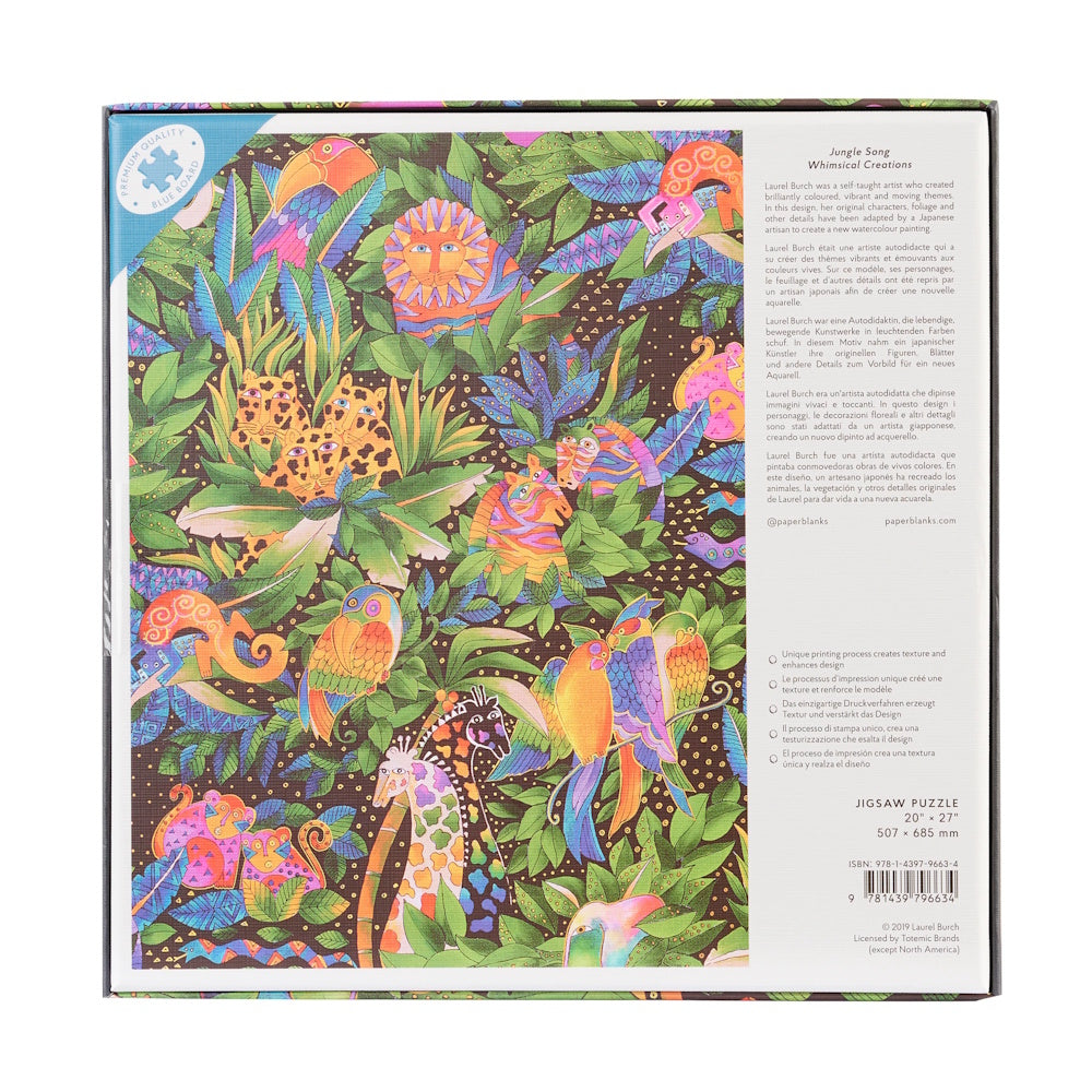 Paperblanks 1000 Piece Puzzle - Jungle Song