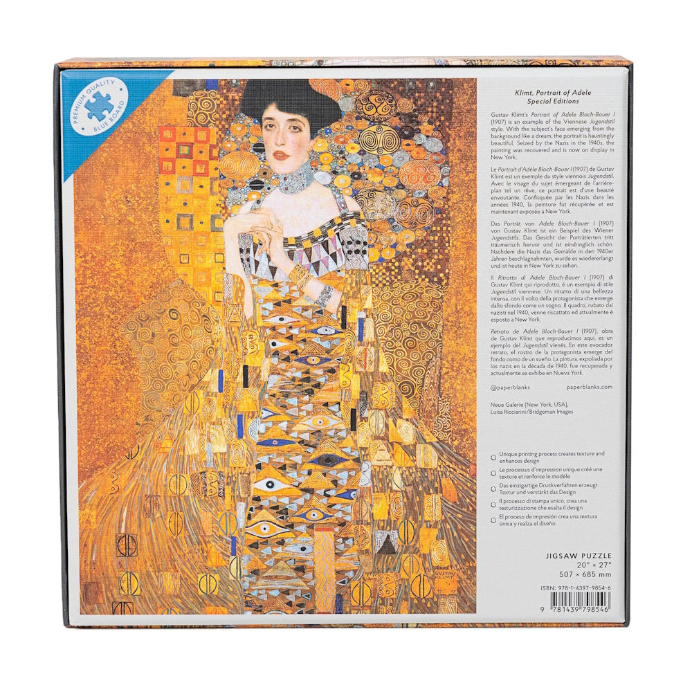 Paperblanks 1000 Piece Puzzle - Klimt Portrait of Adele