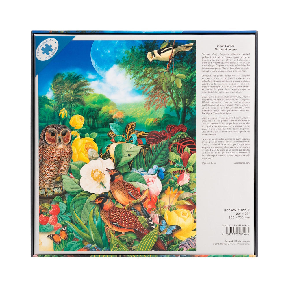 Paperblanks 1000 Piece Puzzle - Moon Garden