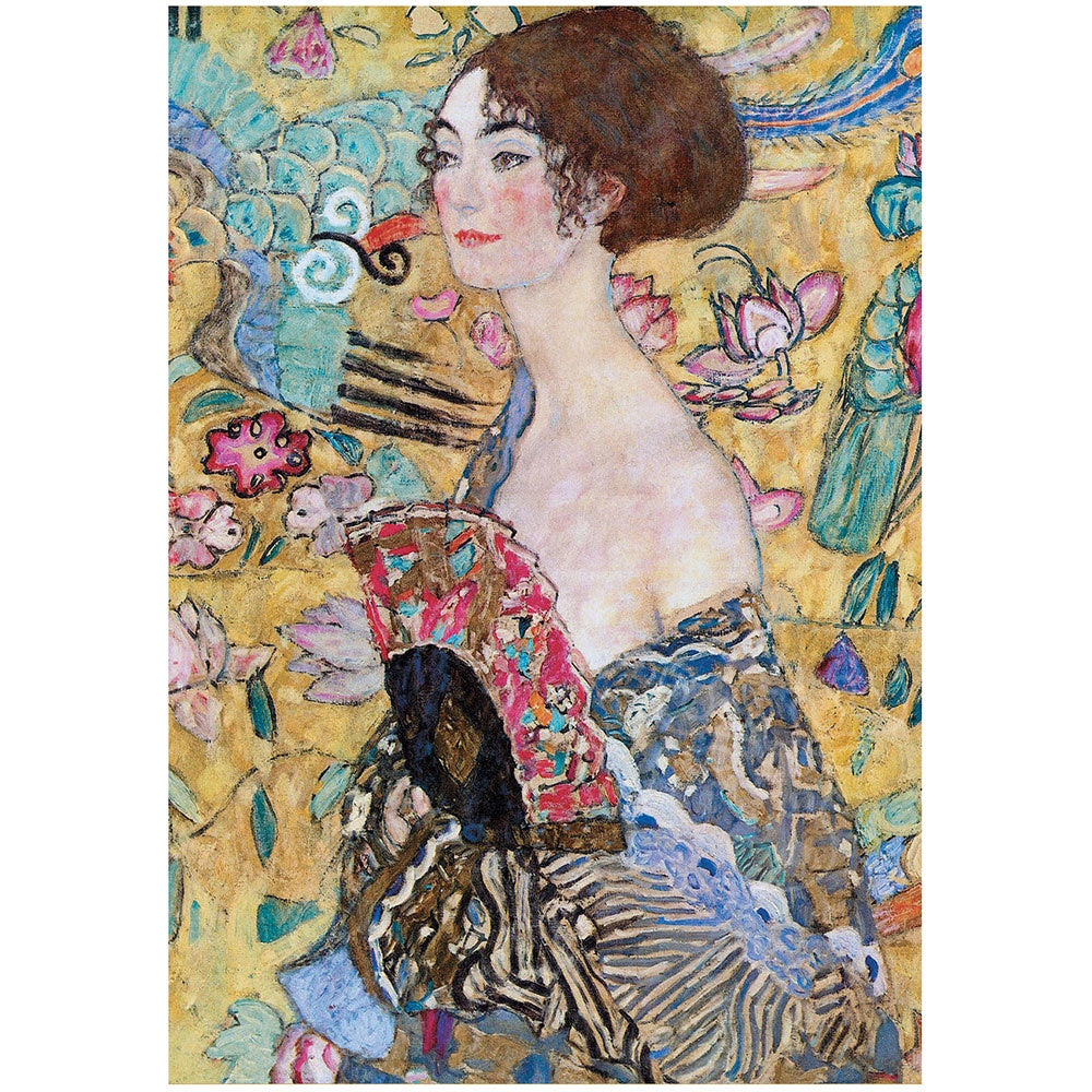 Piatnik 1000 Piece Puzzle Klimt: Lady with a Fan