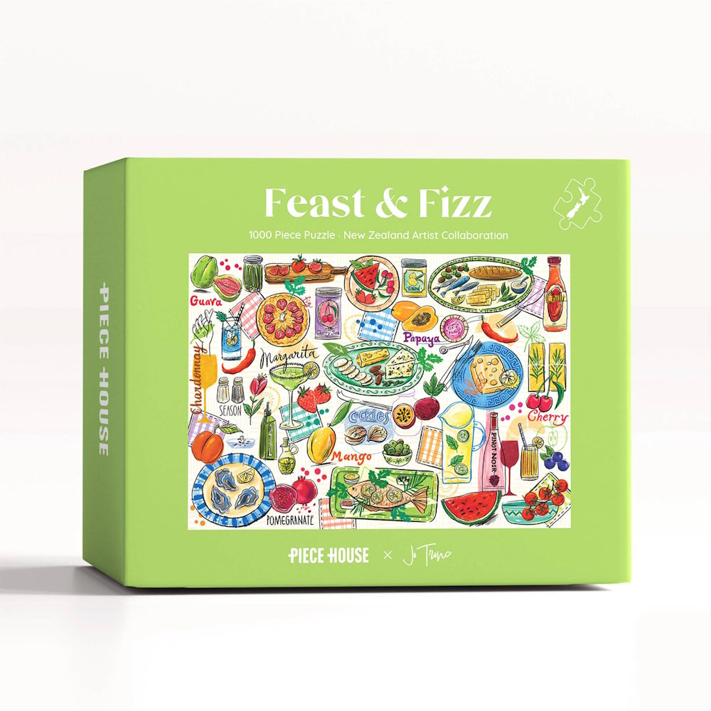 PieceHouse 1000 Piece Puzzle - Feast & Fizz